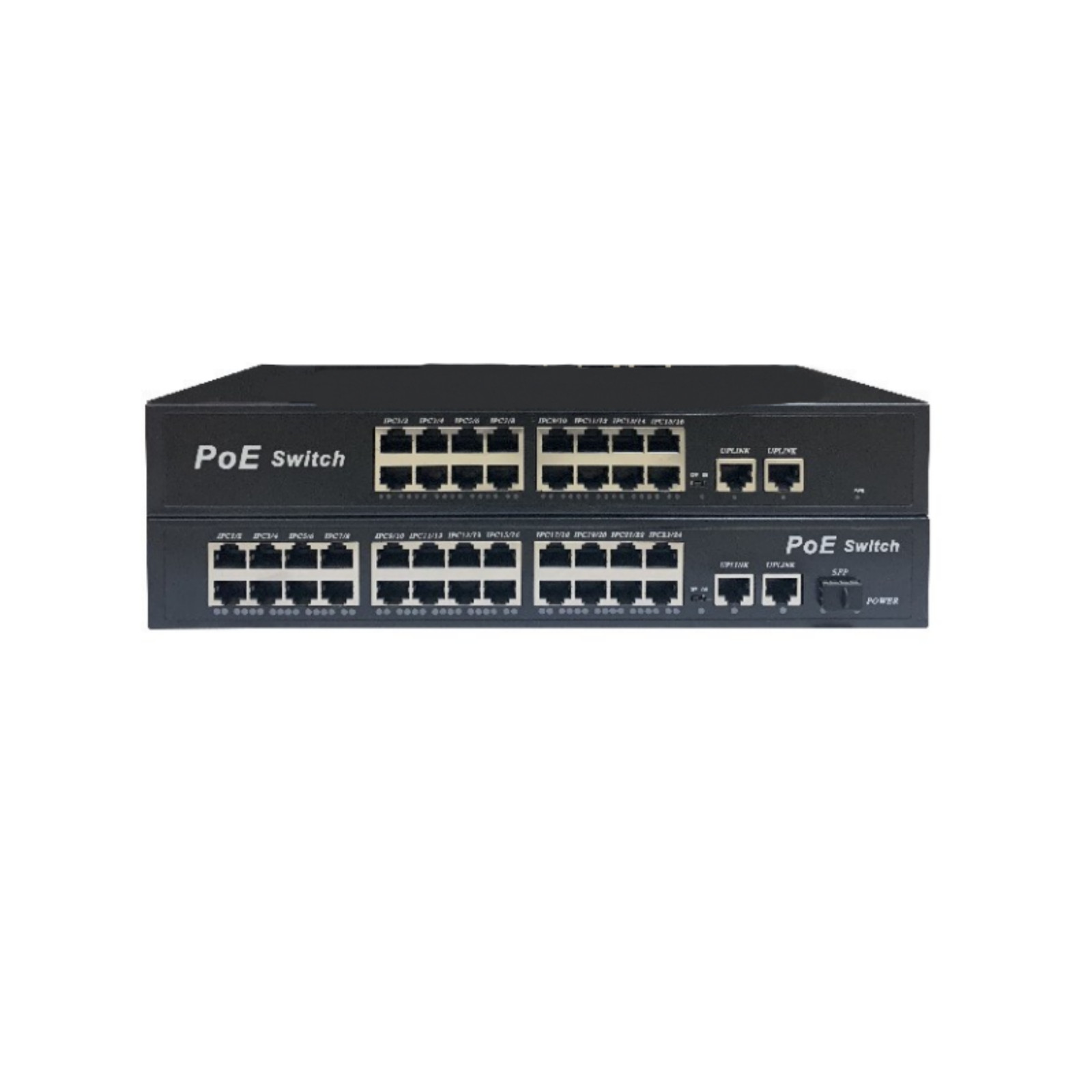 POE Switch with 8 PoE Ports,2 Gigabit Uplink Ports, IEEE802.3af/at, Metal Casing