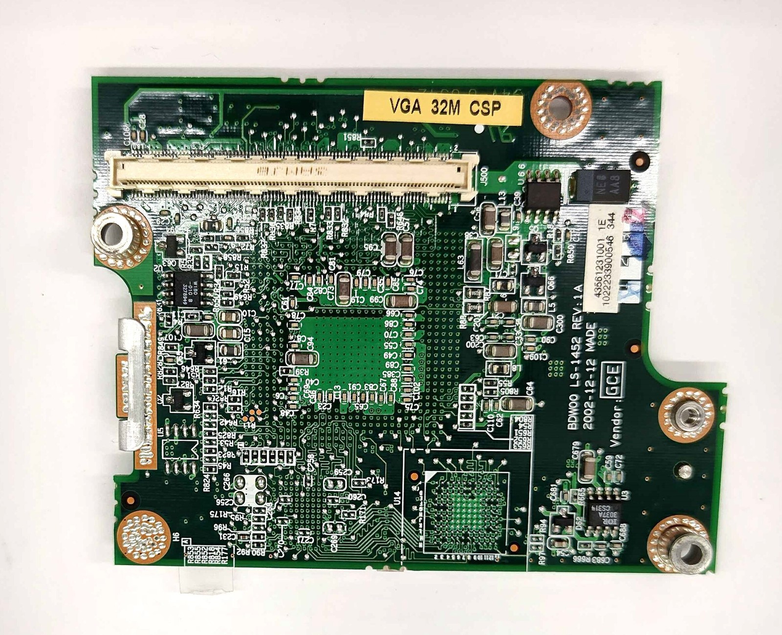 Video Card Dell 9U768 Graphic Video Board - ATI Radeon Mobility 7500 - 32MB DDR1