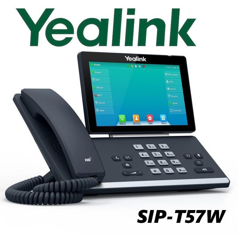 Yealink SIP-T57W Premium IP Phone with Built-In Bluetooth & WIFI 16 SIP