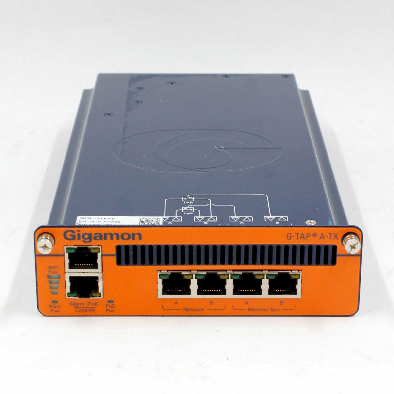 Gigamon G-TAP A Series GTP-ATX00-UN - tap splitter - 1GbE, 10GbE - NO POWER SUPP