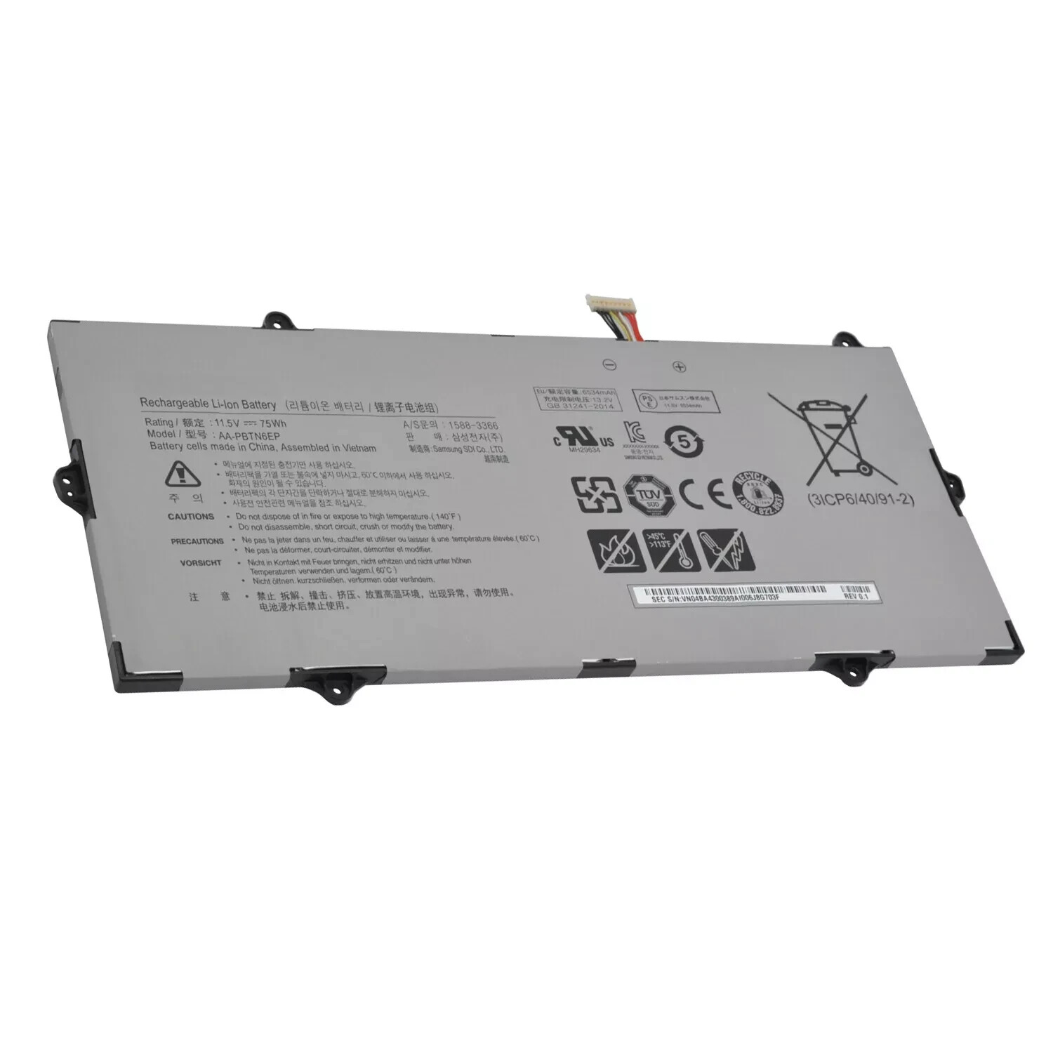 US Genuine AA-PBTN6EP Battery for SAMSUNG 900X5T-X01 900X5T-X78L NP900X5T-X01US