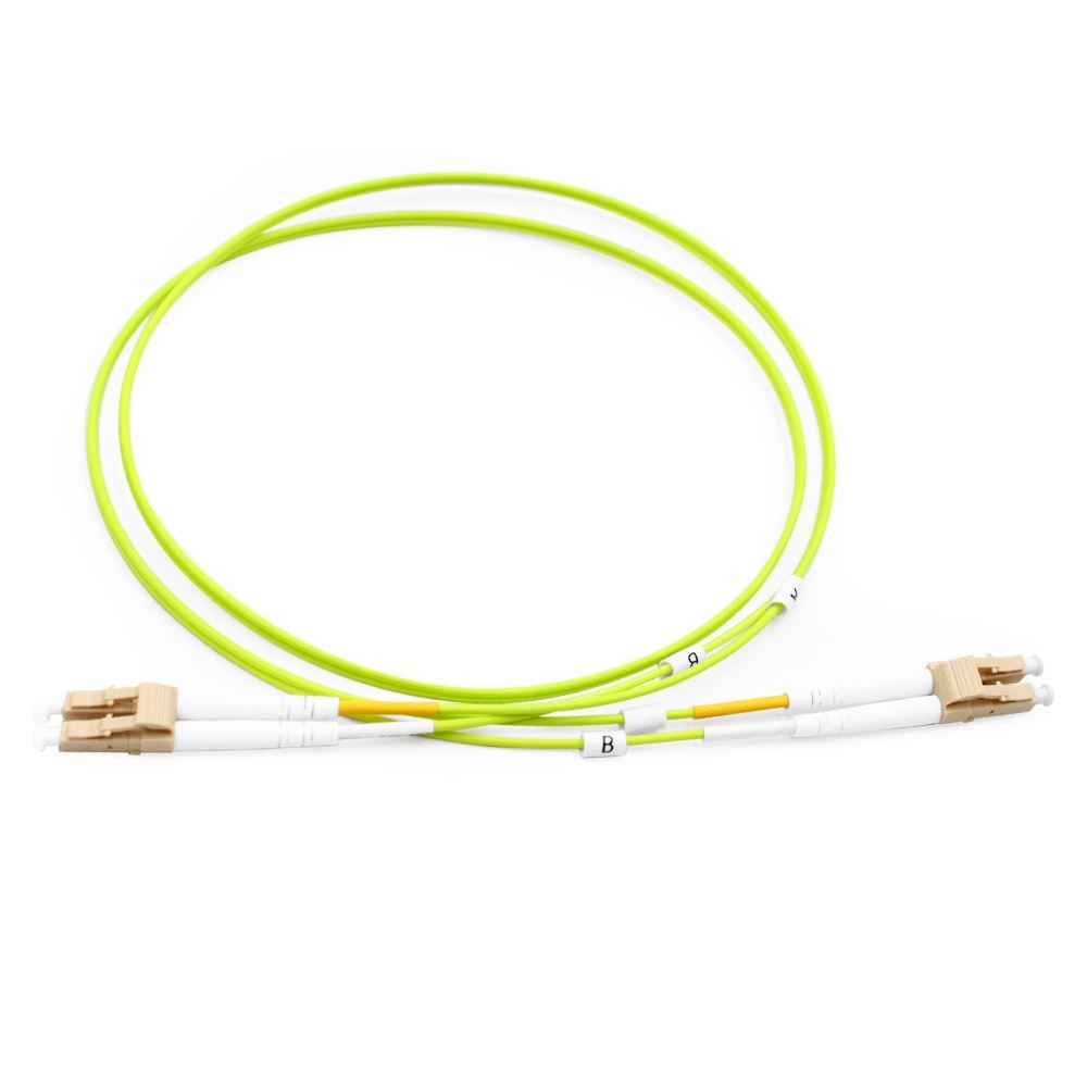 1m (3ft) LC UPC to LC UPC Duplex OM5 Multimode PVC 3.0mm Fiber Optic Patch Cable