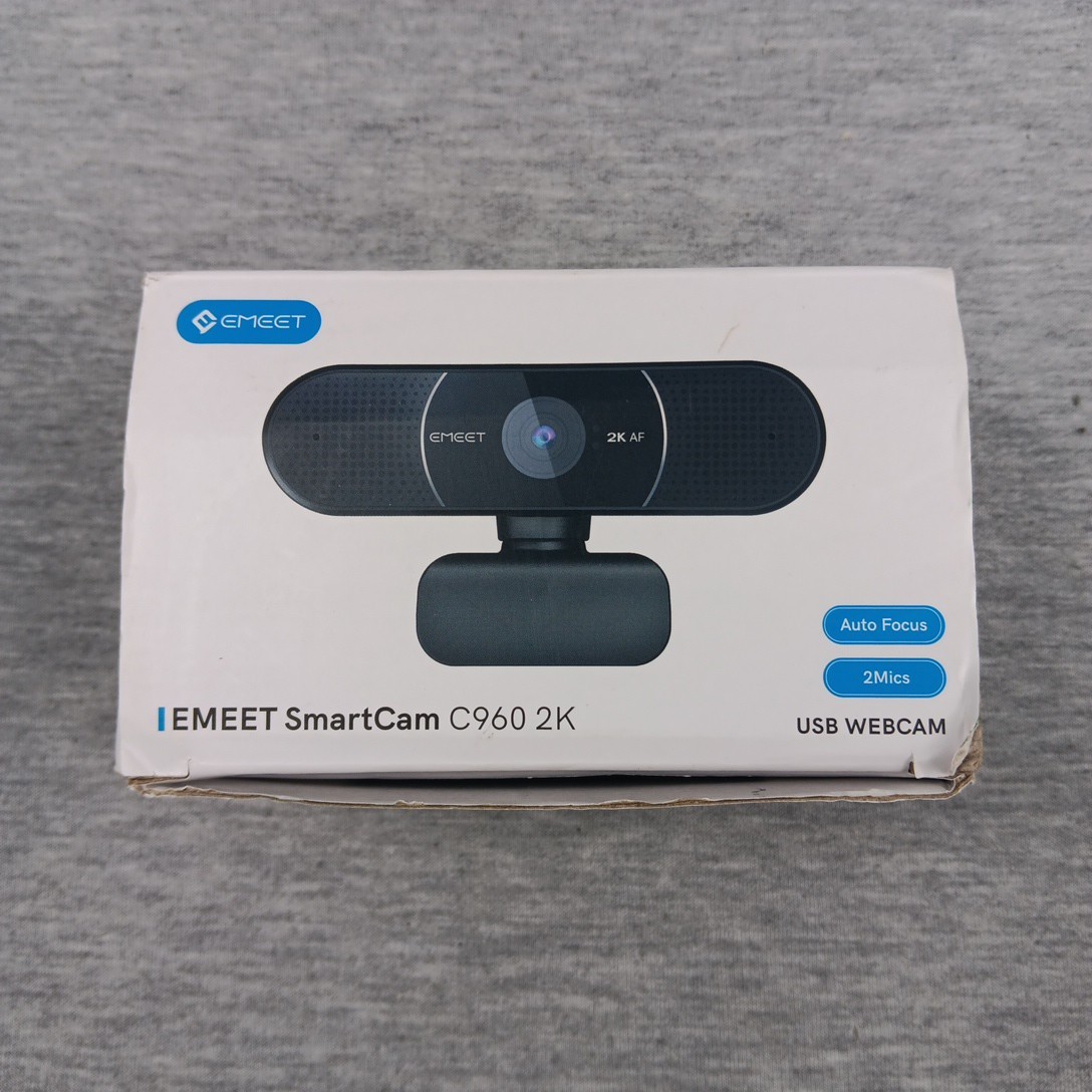 Emeet SmartCam C960 2K Webcam With 2 Microphones HD USB For PC Laptop