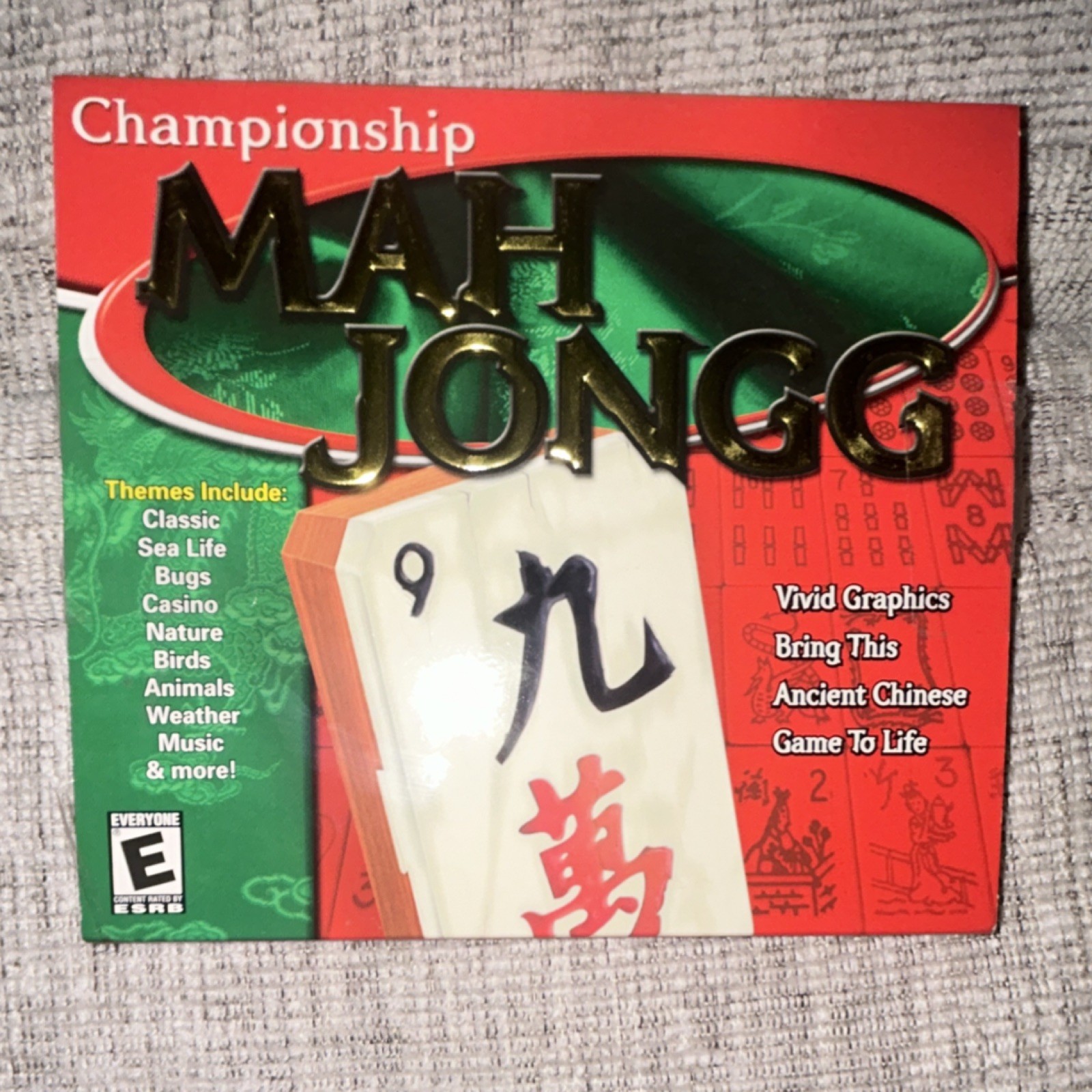 Cosmi Championship Mah Jongg Deluxe CD-ROM Windows English