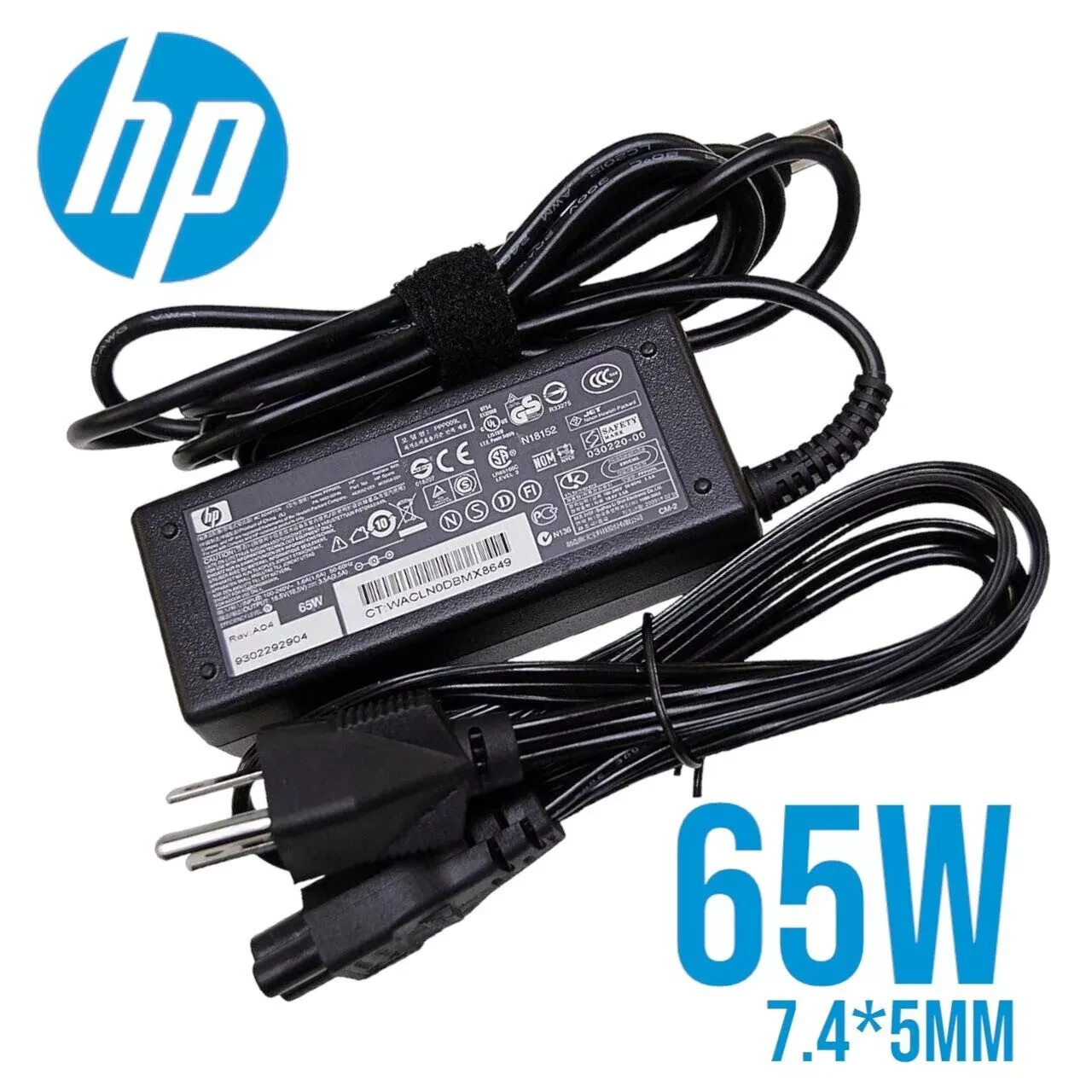 Genuine HP 65W AC Adapter EliteDesk Desktop Mini 705 800 G2 G3 G4 Power Supply