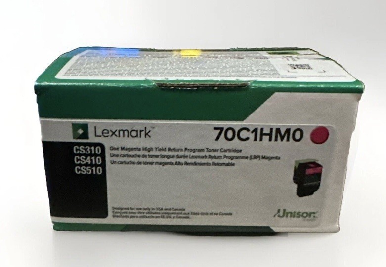 Lexmark 70C1HM0 Magenta Genuine Toner Cartridge READ DESCRIPTION