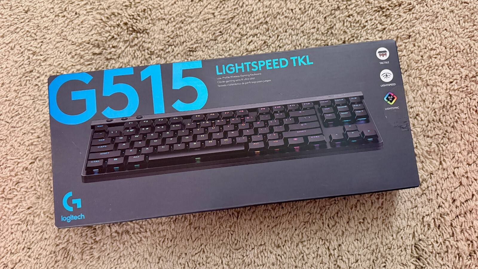 Logitech G PRO X TKL Wireless Gaming Keyboard - Black, US English (Tactile...