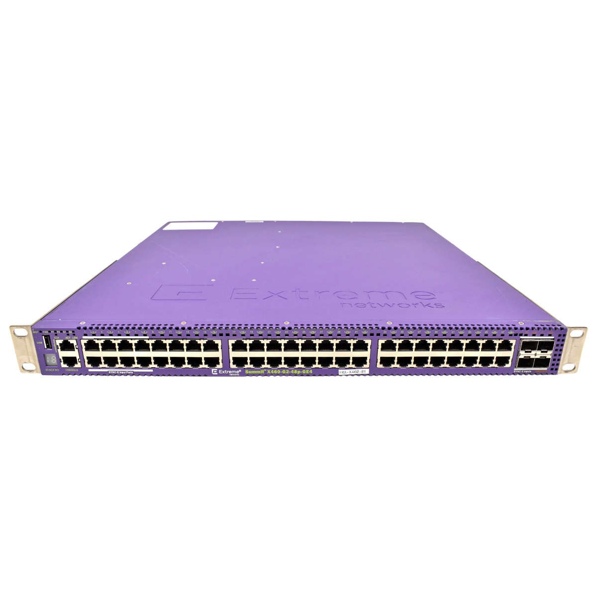 Extreme Summit X460-G2-48p GE4 Base Switch 16719 48-Port RJ-45GE + Rack Ears