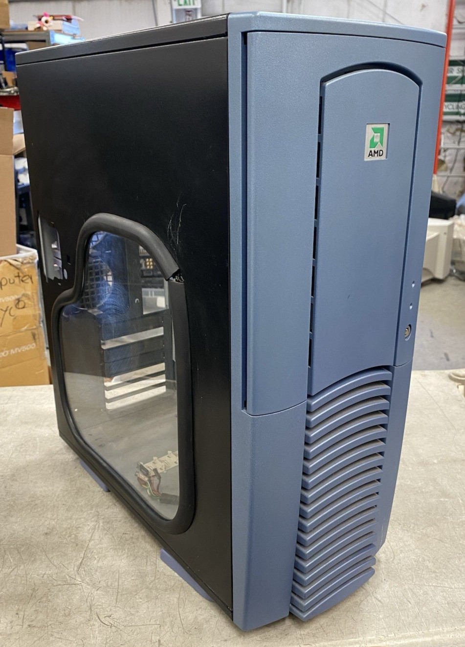 Chieftec Dragon ATX Tower Computer Case - Blue/Black
