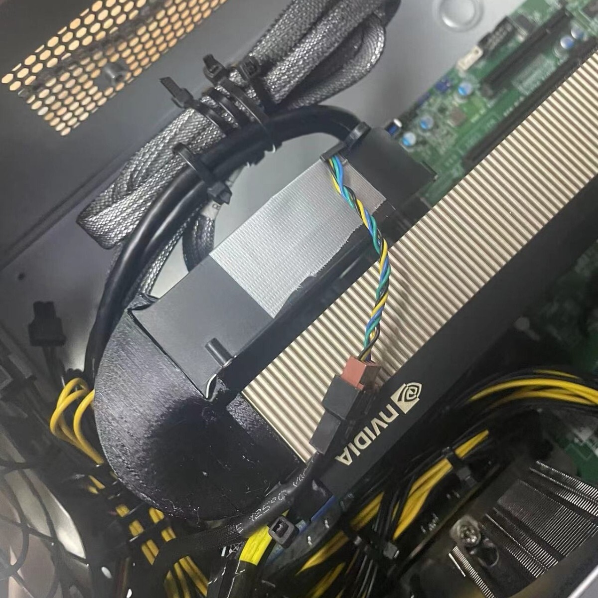 Nvidia Tesla Compact Blower Fan Kit for A100 /CMP 170HX-Fan included