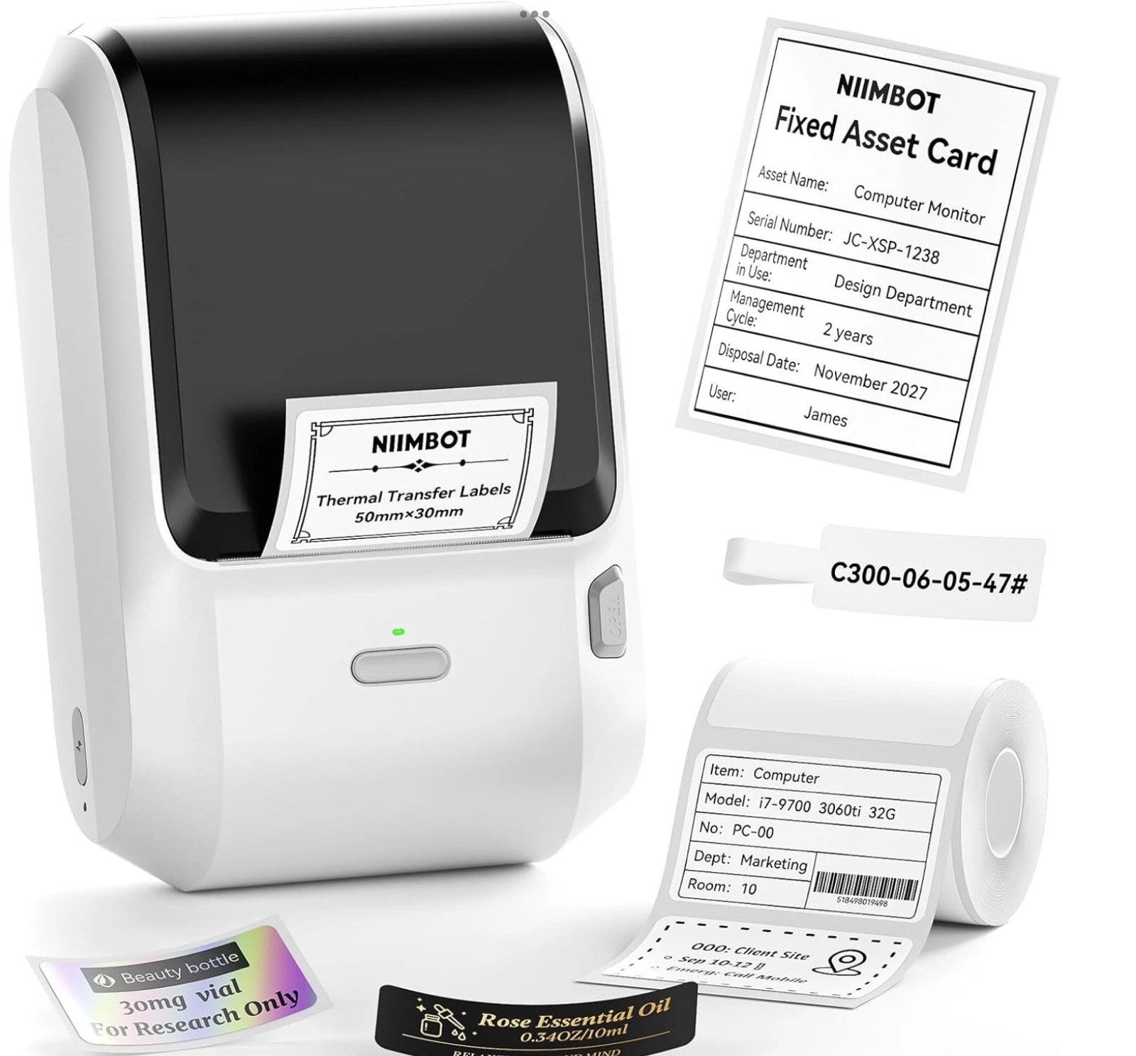 NIIMBOT M3 3 Inch Label Maker Bluetooth Thermal Printer 300DPI