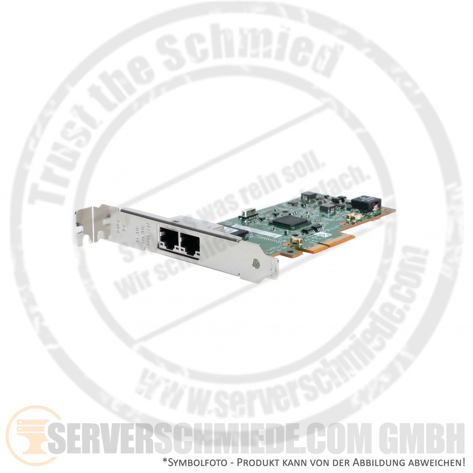 Dell Intel i350-T2 2x 1GbE RJ-45 Dual Port PCIe x4 Ethernet Adapter 0V5XVT