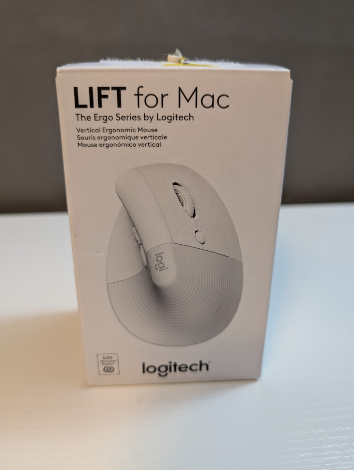 Logitech Lift Ergonomic Mouse for Mac Vertical, Off-White