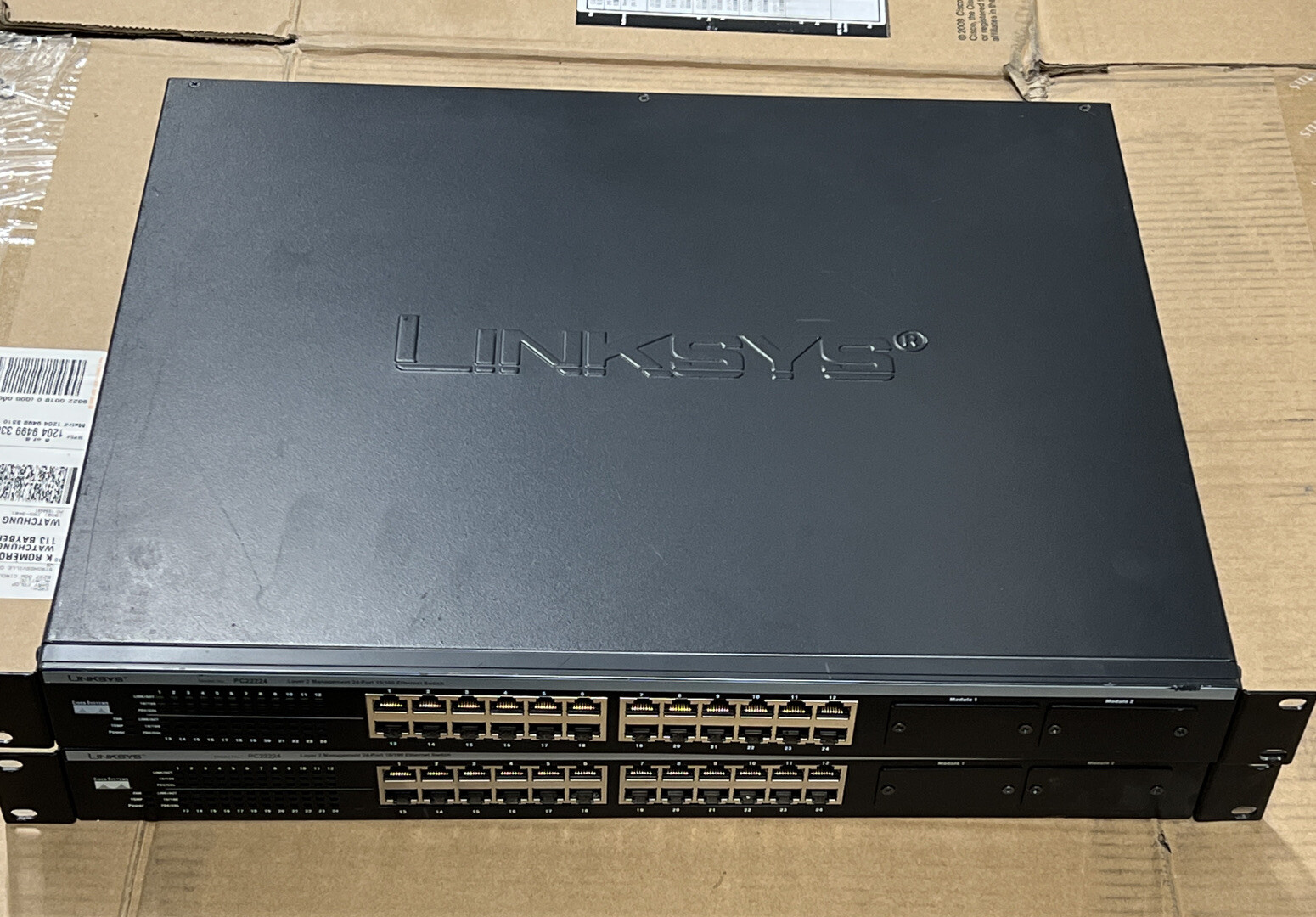 Linksys  PC22224 Rack Mount Layer 2 Management 24-Port 10/100 Ethernet Switch
