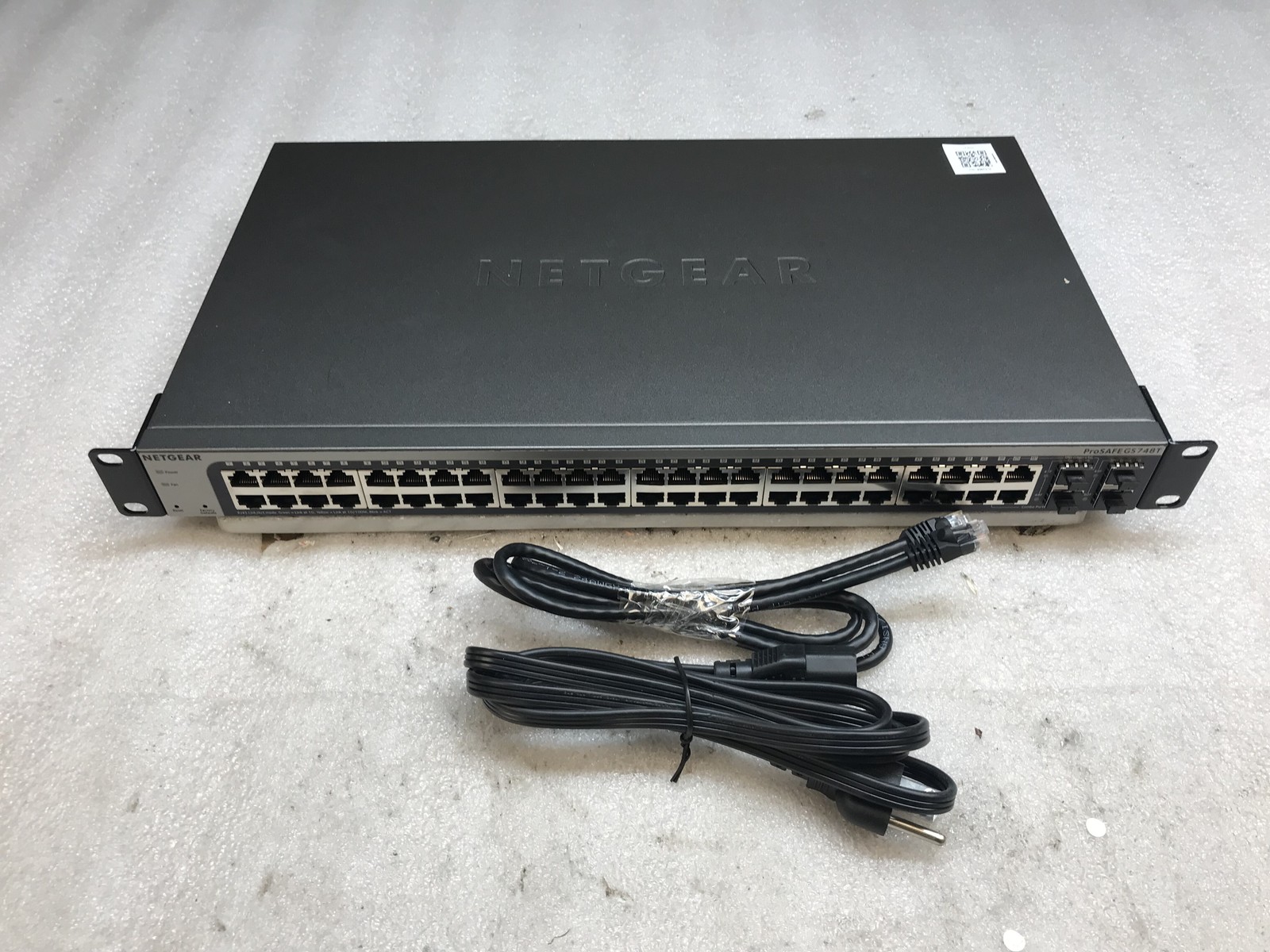Netgear ProSafe GS748T v5 48-Port Gigabit Smart Managed Ethernet Switch - Tested