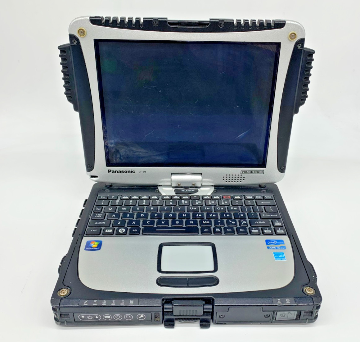 Panasonic  CF-19 10'' I5-2520M 2.50GHZ NO SSD 4GB DDR3 SILVER/BLACK /FAIR/SEE