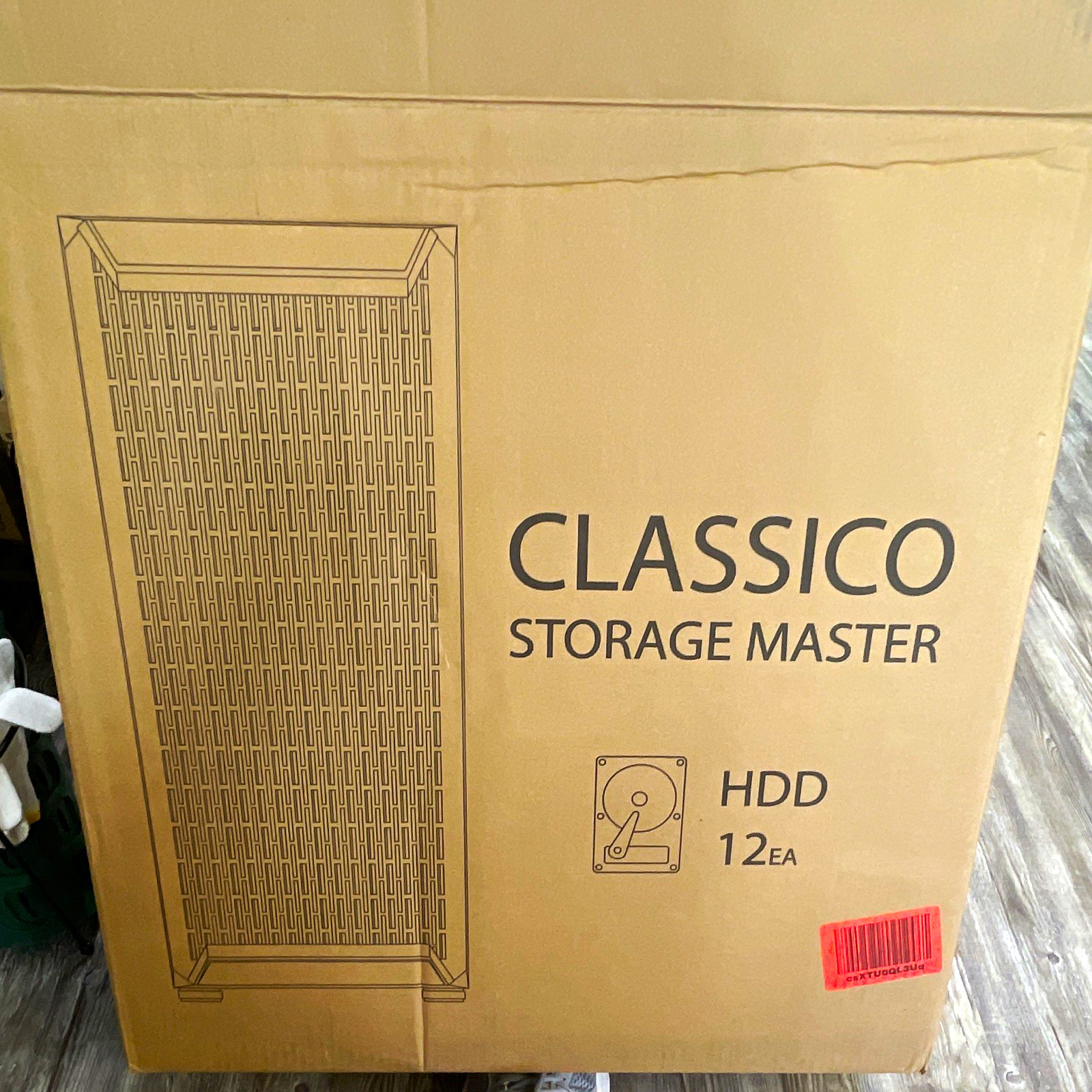 DarkRock Classico Storage Master Mid Tower Case Black 12-Bay E-ATX