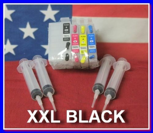 Compatible  XXL Refillable Cartridges For EpsonWF-645, WF-840, WF-845, WF-3520