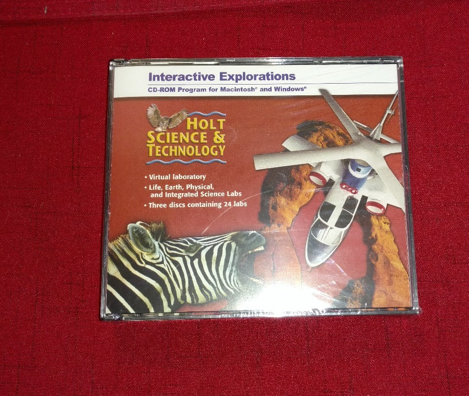 Holt Science & Technology: Interactive Explorations PC MAC CD Laboratory Problem