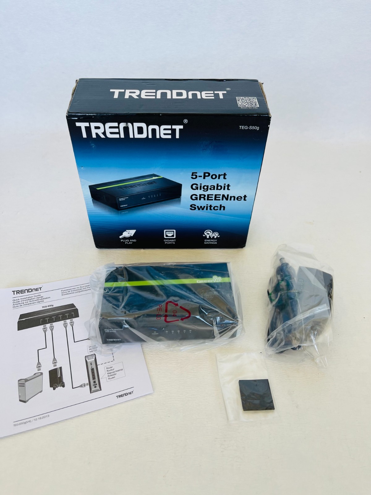 New TRENDnet TEG (TEG-S50g) 5-Ports External Switch