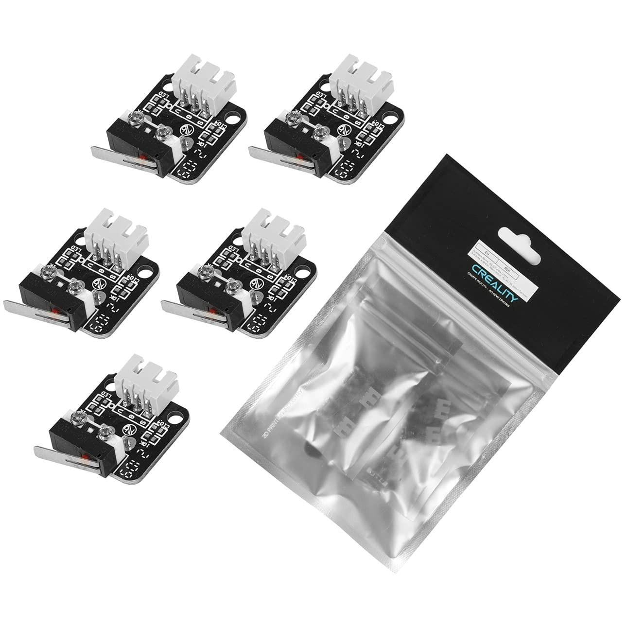 5Pcs Creality EndStop Limit Switch Kit for Ender 3 V2/3 Pro/3S/3 Max/CR10/S1 Pro
