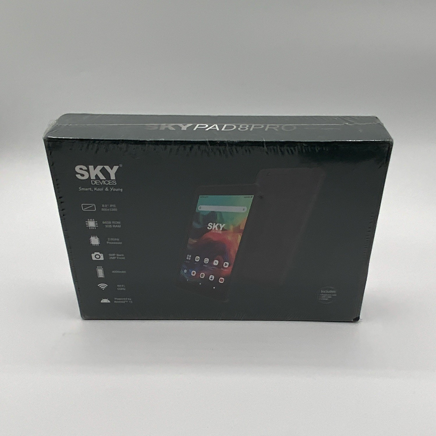 SKY Devices SKYPAD 8PRO 8in 16GB 2GB Android 11 Wi‑Fi Tablet Black