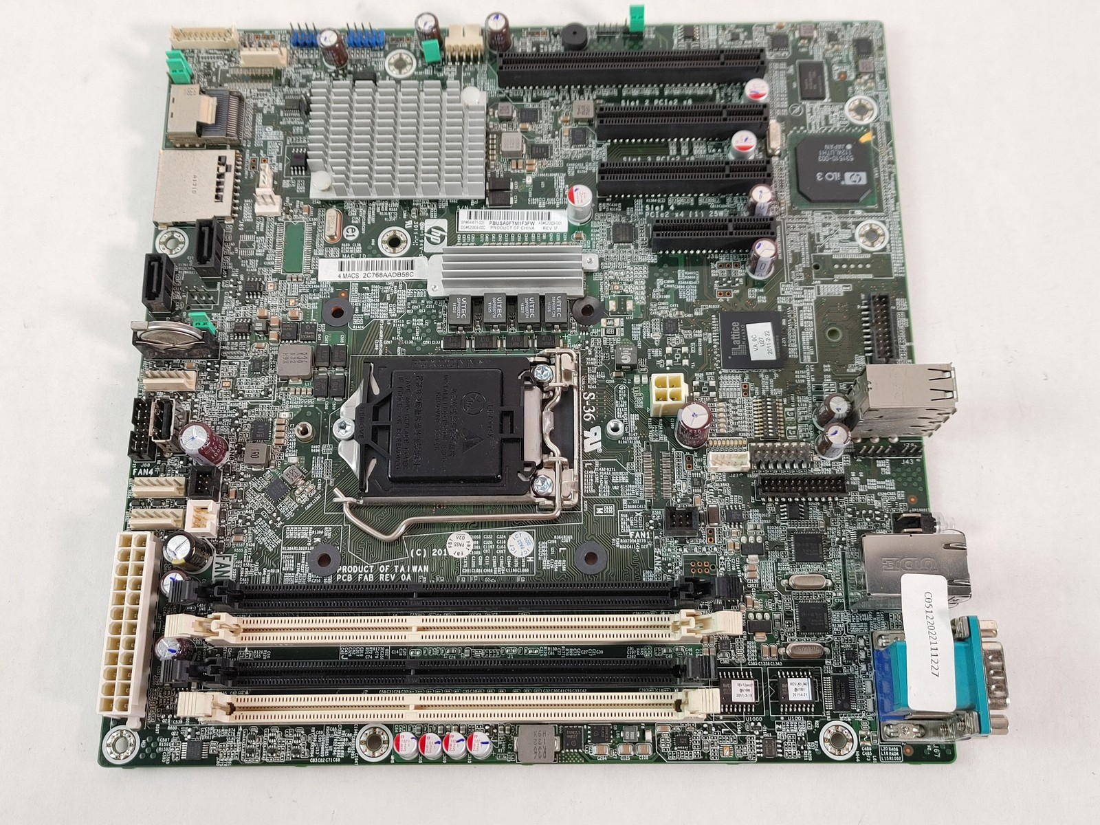 Lot of 5 HP ProLiant ML110 G7 LGA 1155 DDR3 Server Motherboard 625809-001
