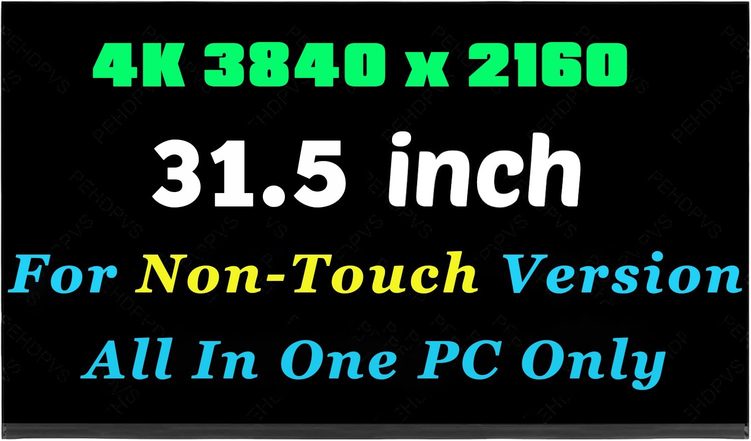 P08182-008 4K UHD 31.5 LCD Screen Display for HP OMNISTUDIO X 32-C1009 32-C1014