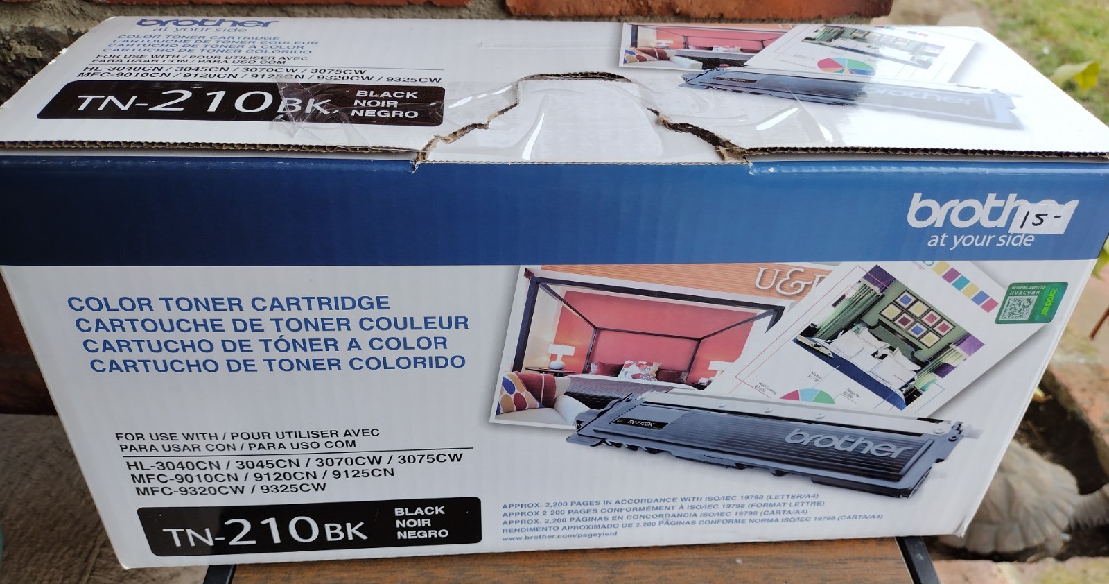 Brother TN210 (TN210BK) Black Toner Cartridge