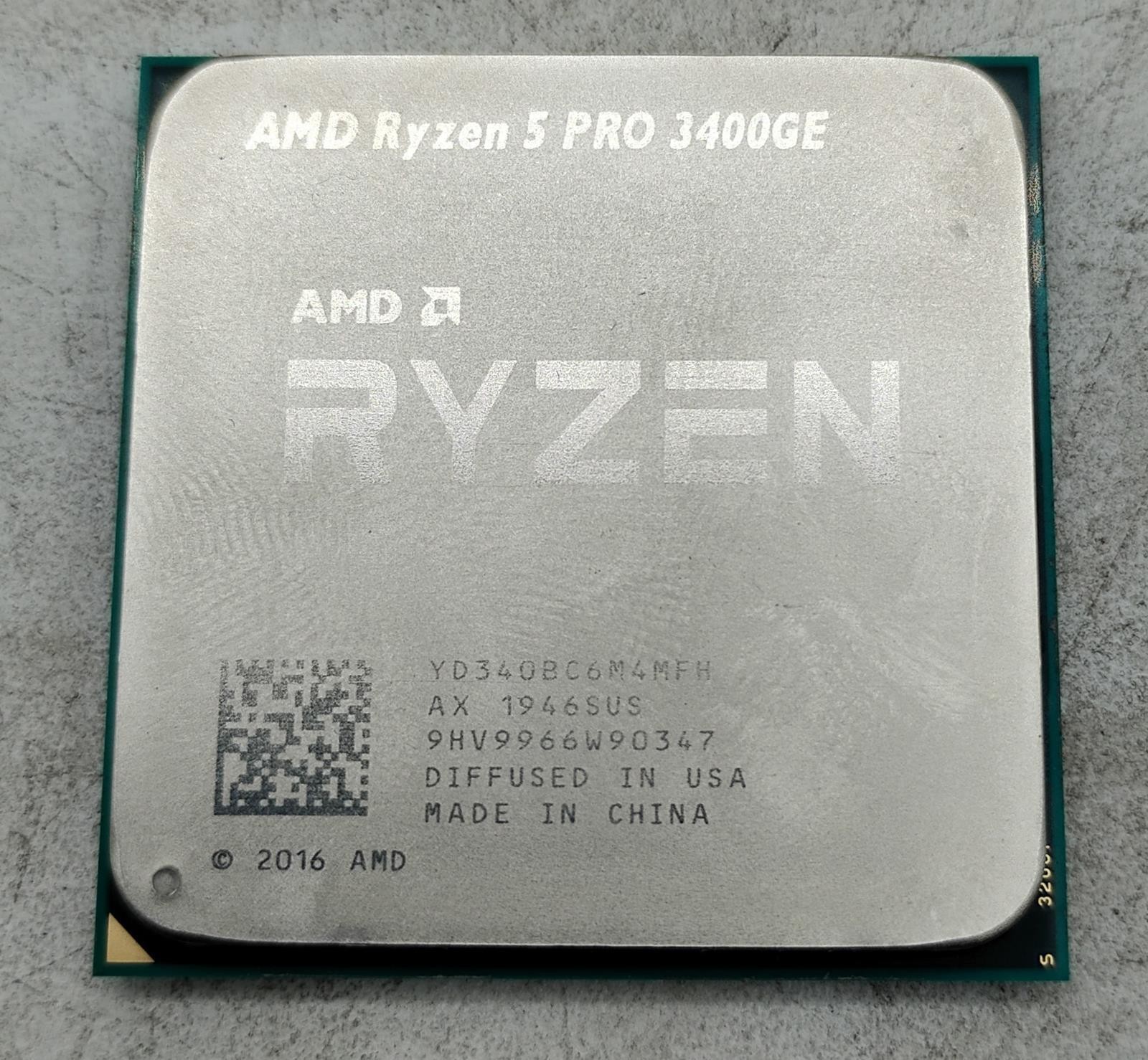 RYZEN 5 PRO 3400GE 3.30GHz (4.00GHz W/ TURBO) AM4 PROCESSOR #153352#