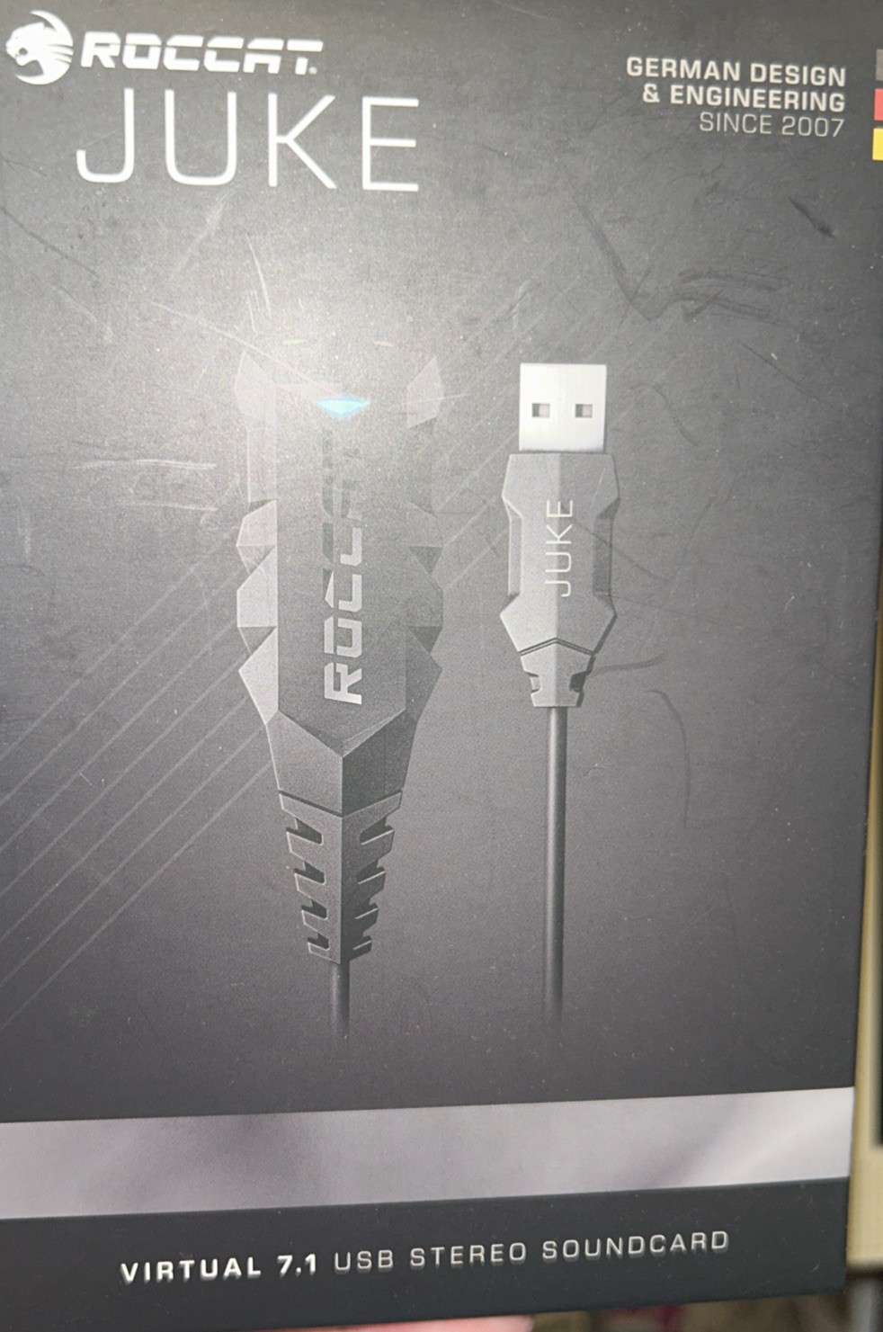 ROCCAT Juke Model ROC-14-111-AM  7.1 Surround Soundcard & Headset Adapter NIB