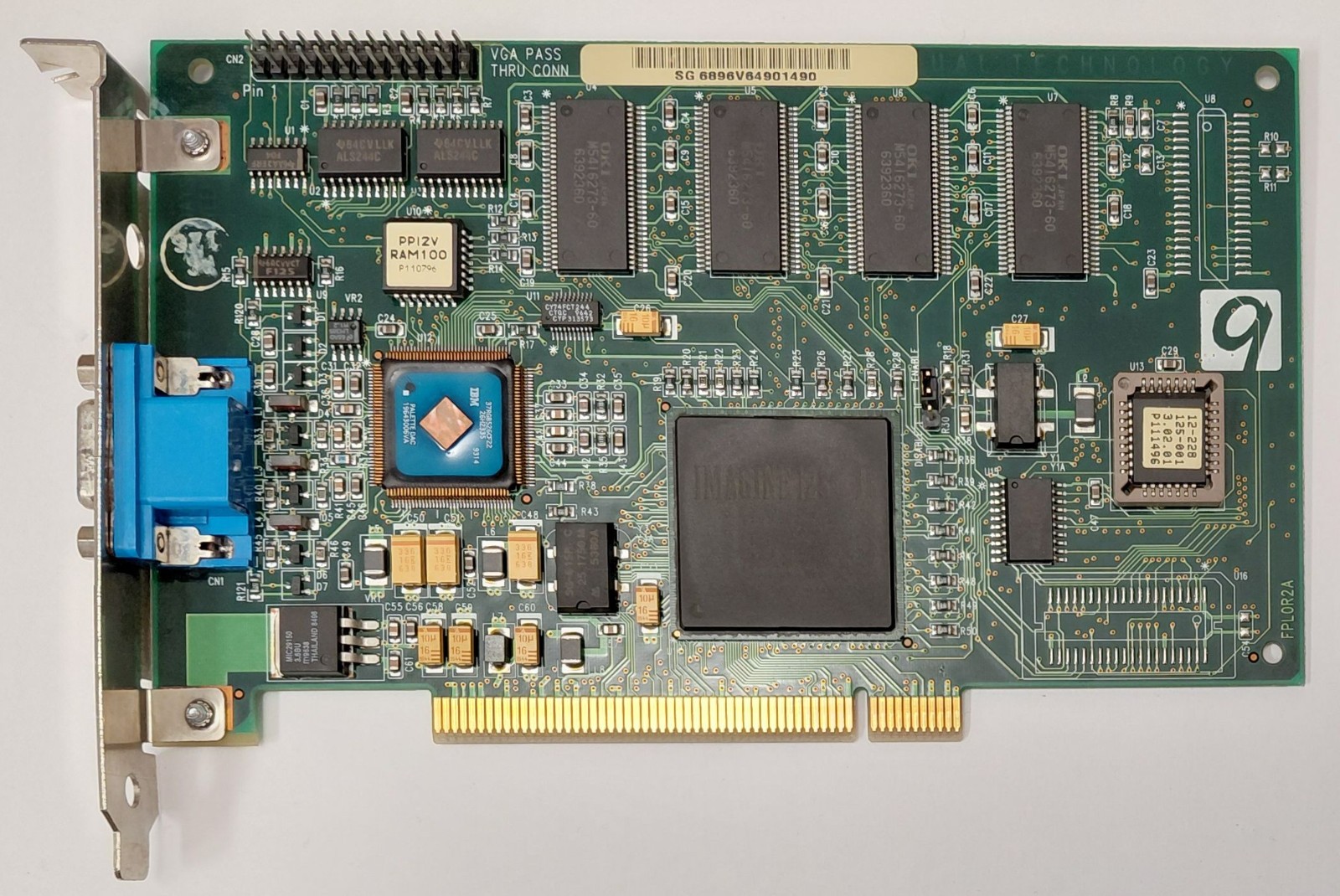 Number Nine #9 Imagine 128 Series II PCI Graphics Card (4MB, Retro, 1996)