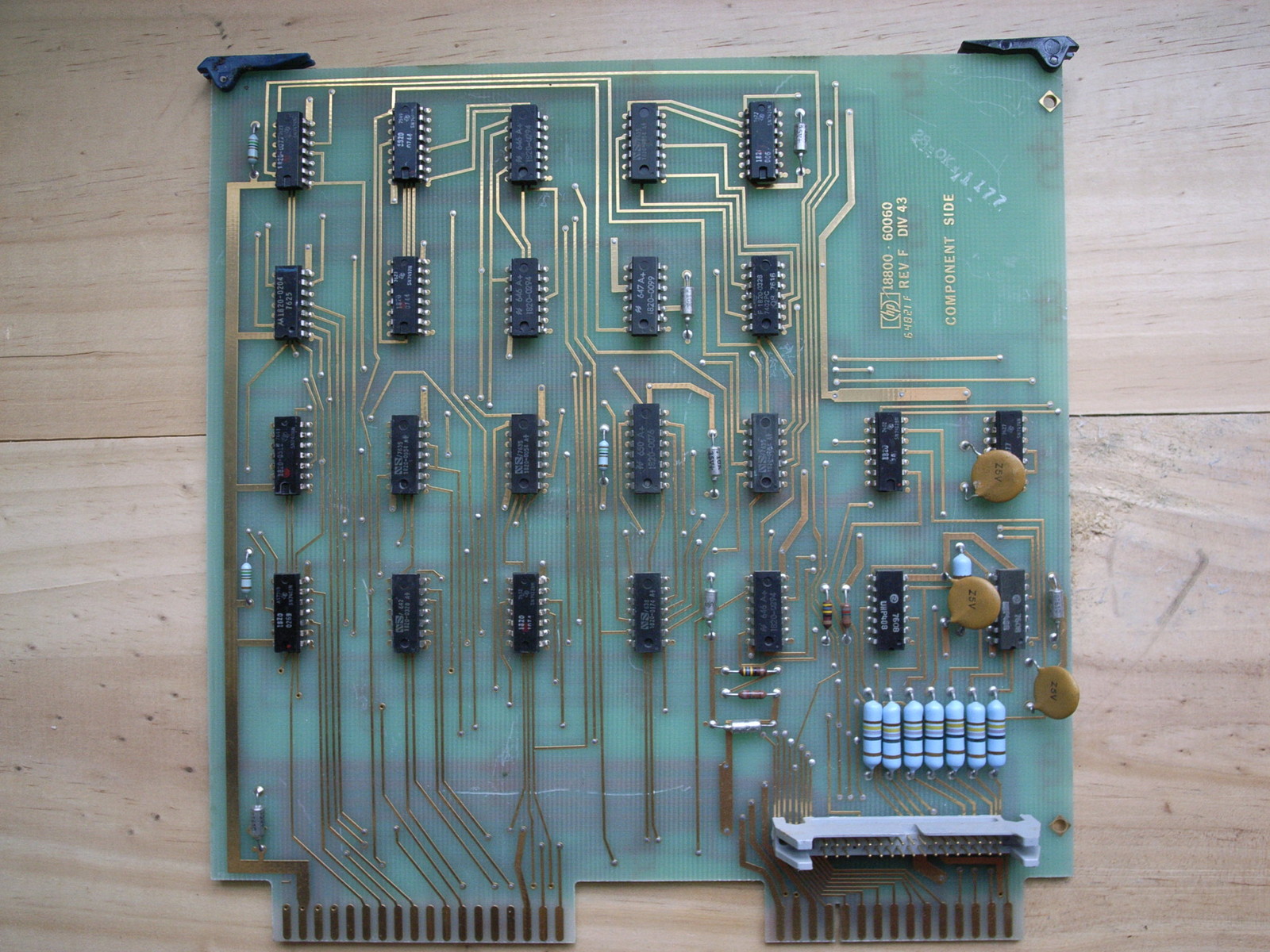 Vintage HP 3000 Computer PC Board, Heavy GOLD Plated Circuit Board. #hp3000