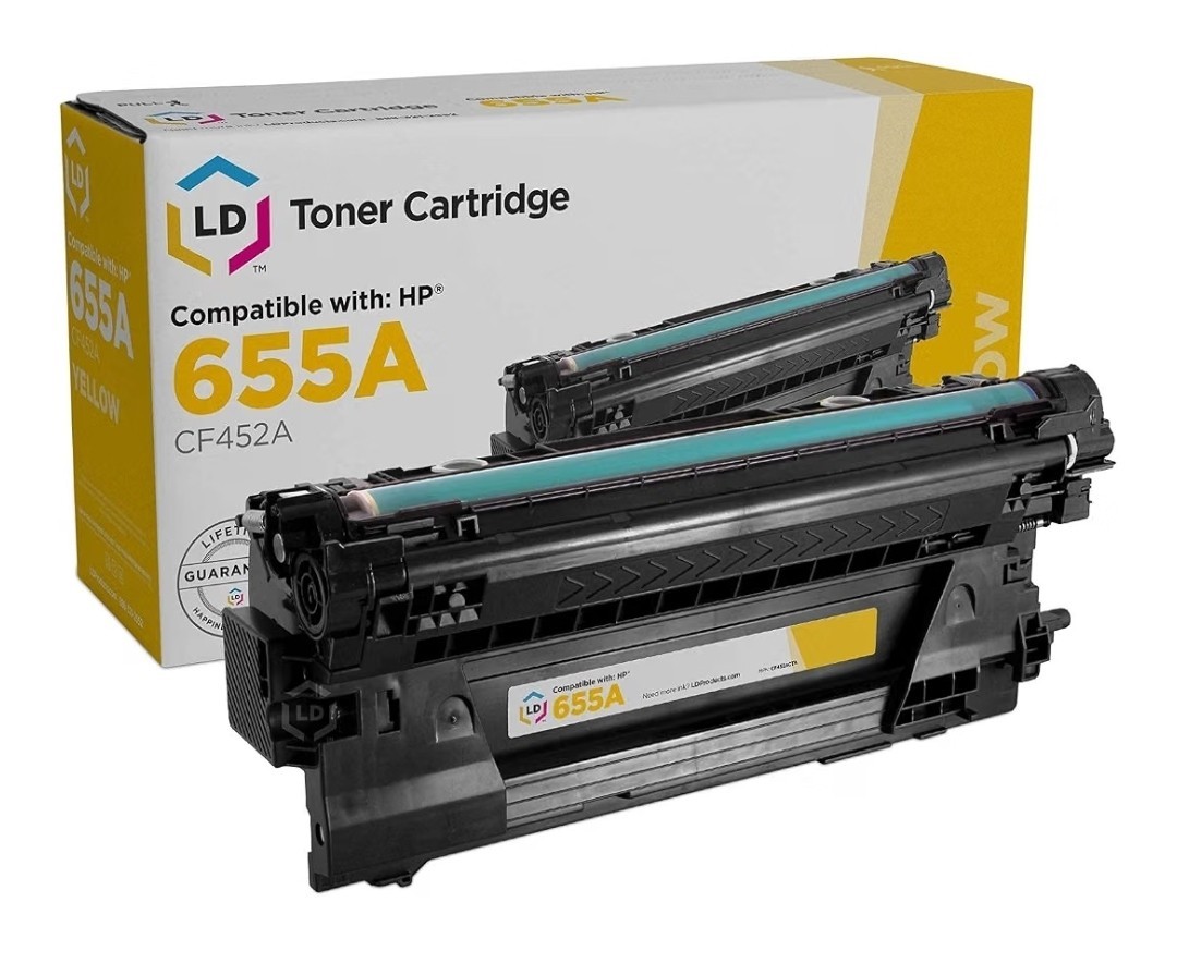 TCT Premium 655A For HP CF452A Yellow LaserJet M652 M653 M681 Compatible Toner
