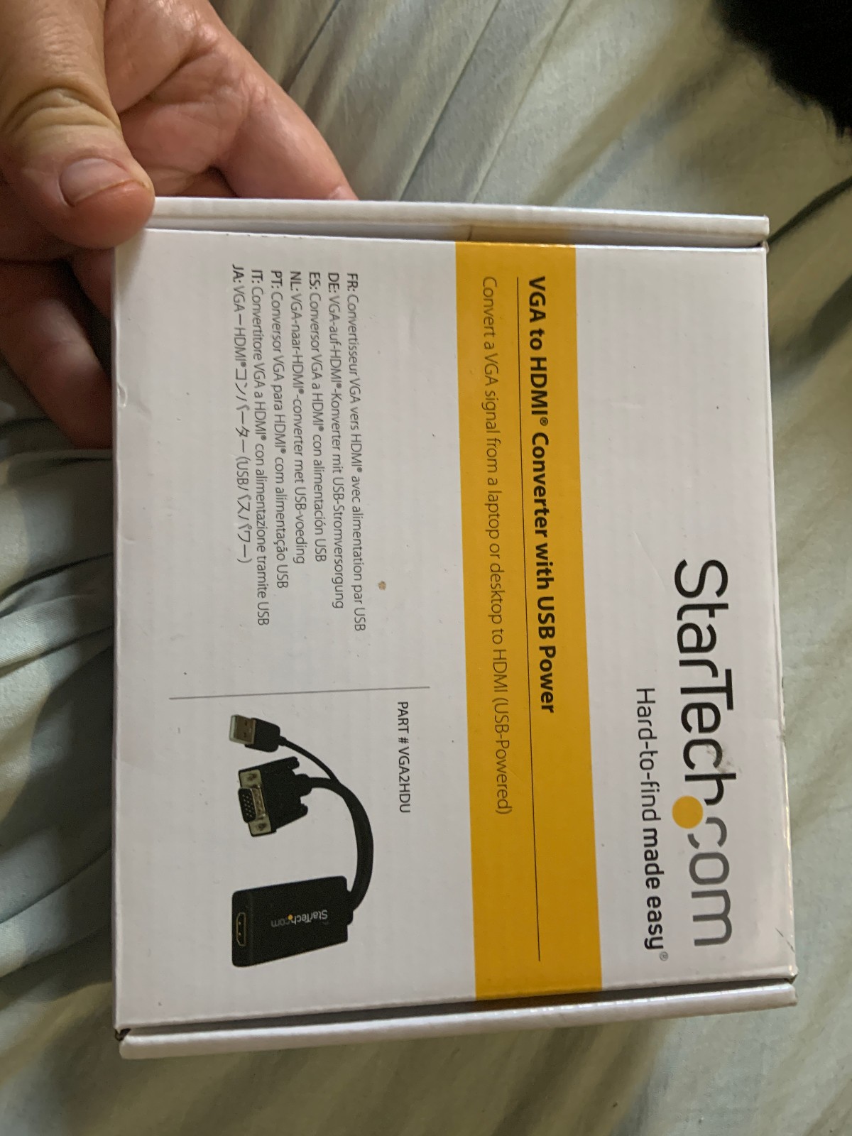 Startech VGA to HDMI Converter w/ USB Power # VGA2HDU w/ Box
