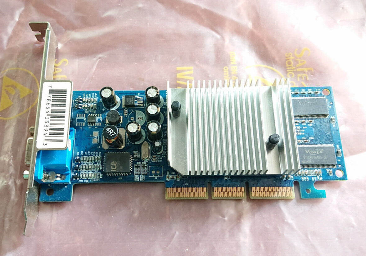 XFX Nvidia GeForce FX 5200, AGP, 128MB, VGA, S-Video TV-out, PV-T34K-NTH6