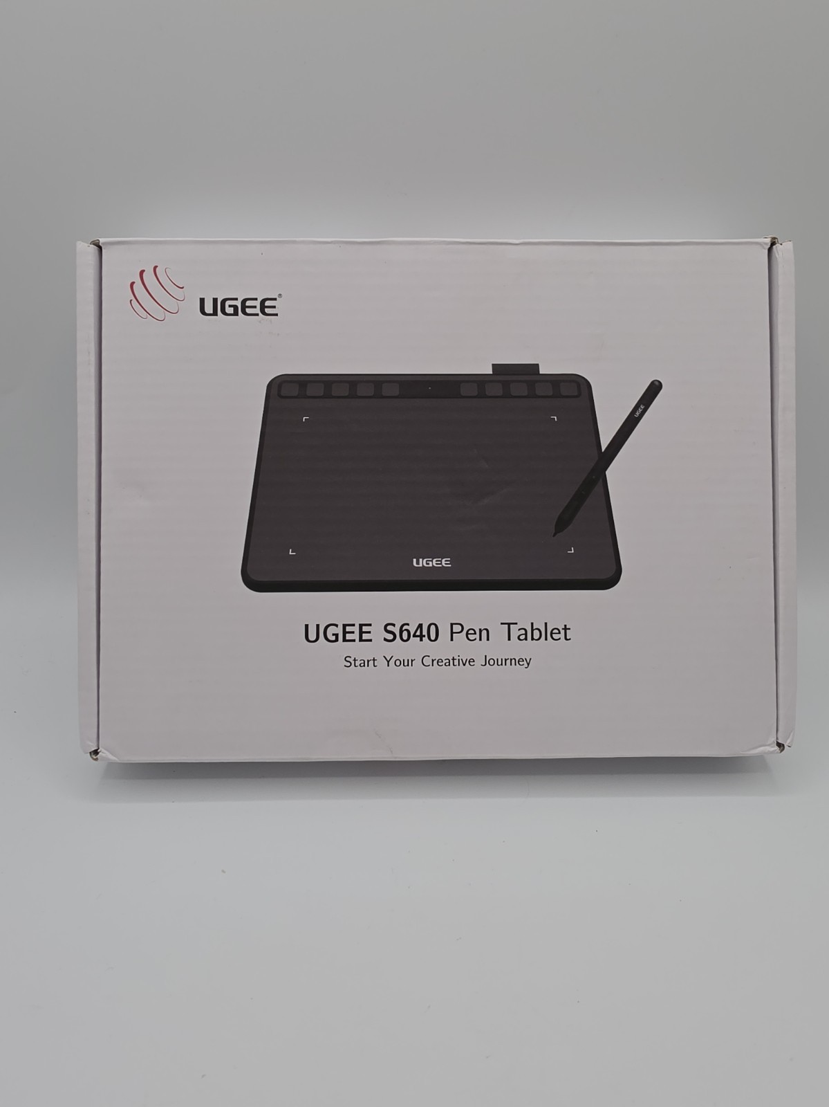 UGEE S640 Graphics Drawing Tablet with Battery-Free Stylus – Open Box – Complete