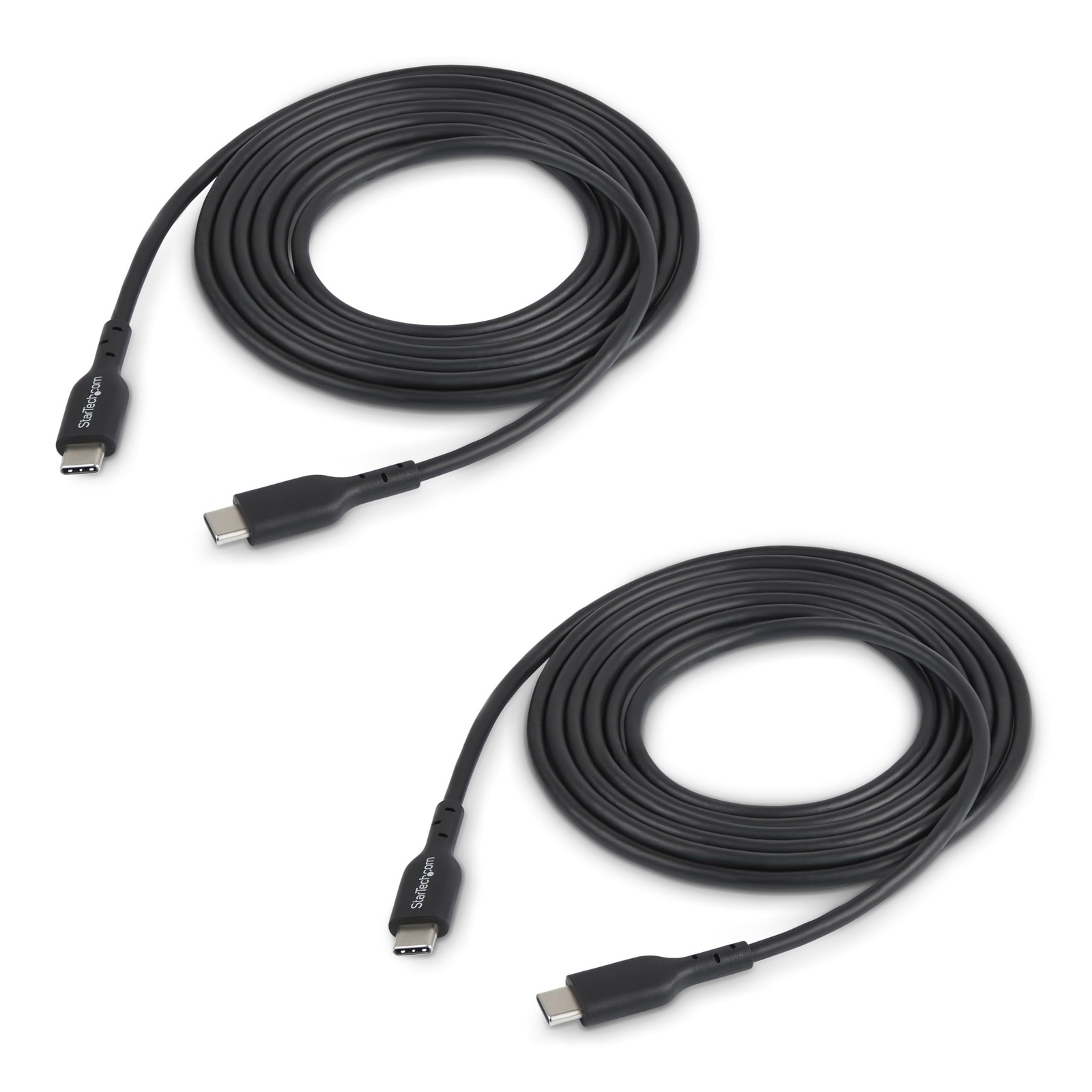 StarTech 2-Pack 3.3ft/1m USB-C to Charging Cable 1m, Black
