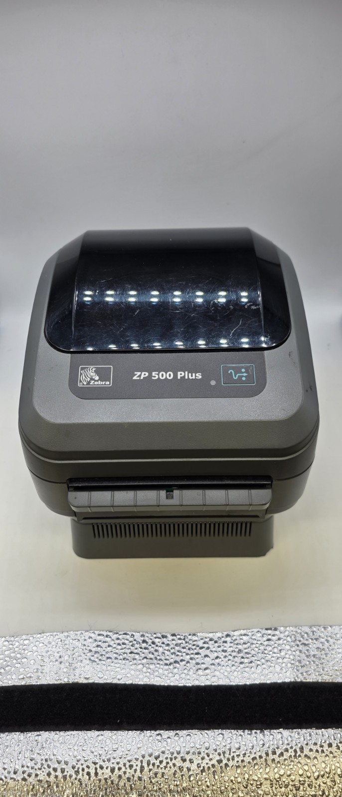 Zebra ZP500 Plus/ZP500 Label Thermal Printer with Cables & Labels  GOOD