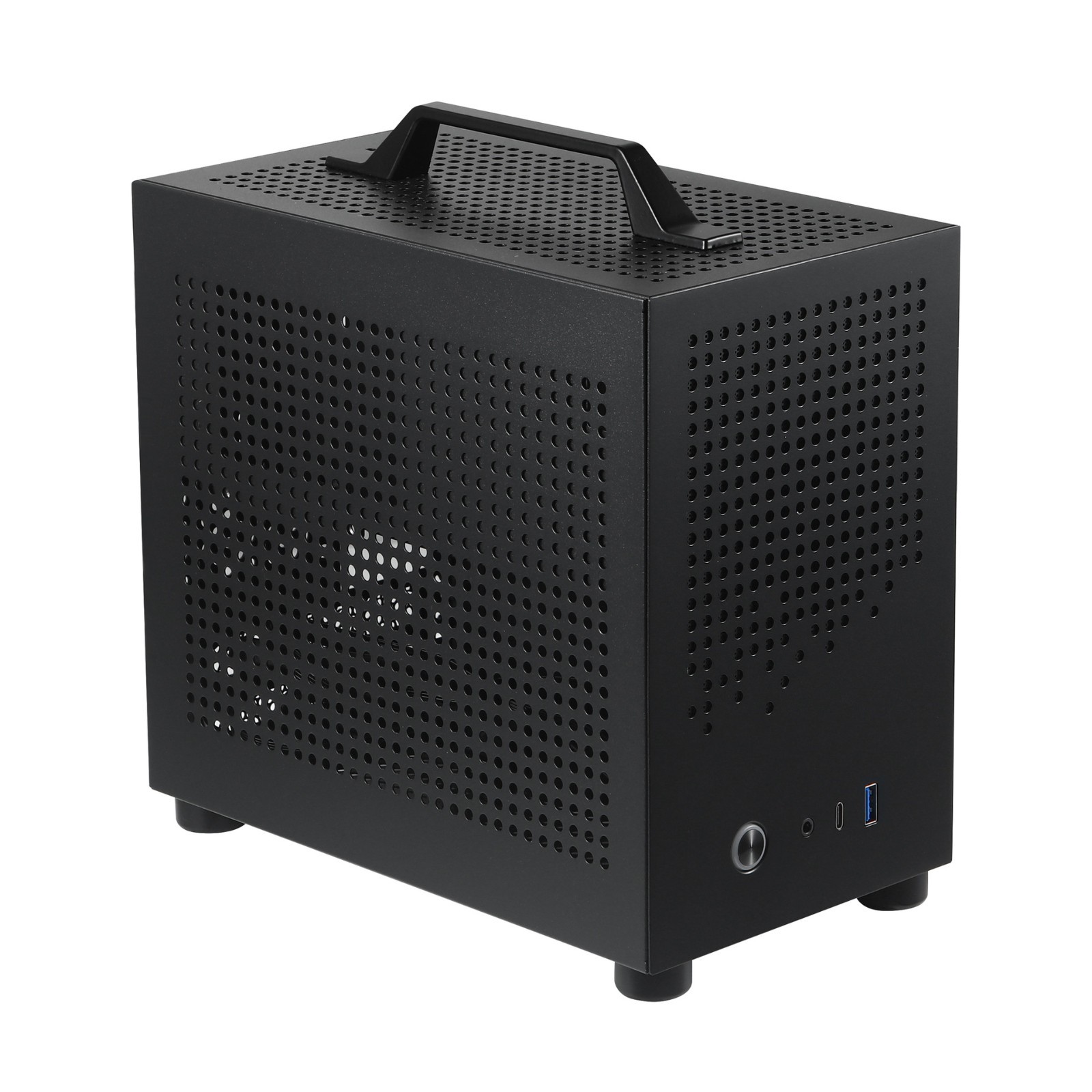 SKTC A17 Mini-ITX Gaming Case, for SFX/SFX-L PSU & 210mm GPU, 0.8mm SPCC Steel