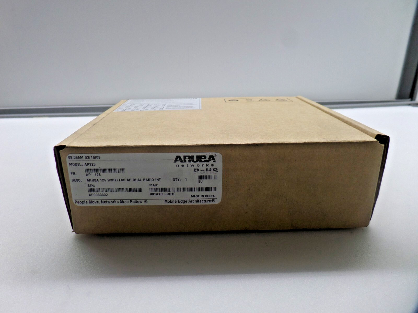 ARUBA Wireless Network Dual Radio INT MODEL: AP125 QLTY:9