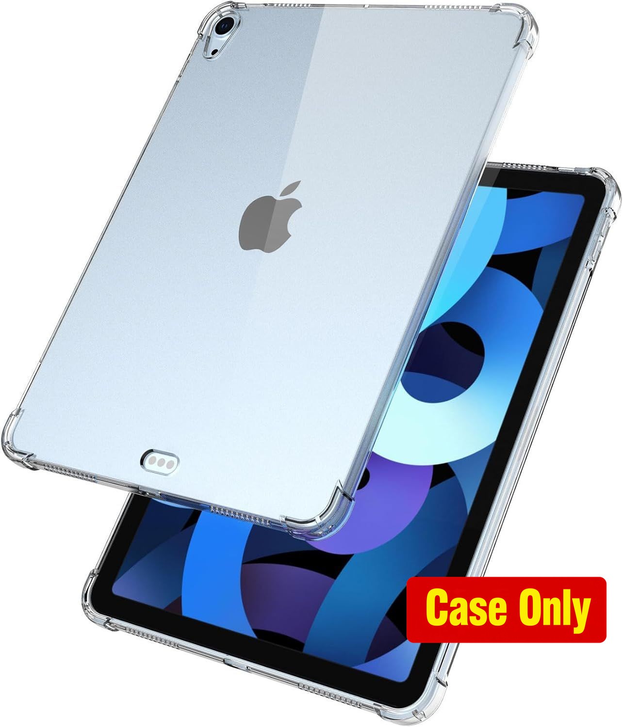 Case for iPad Air 11 Inch, Slim TPU Clear Transparent Back Protective Cover