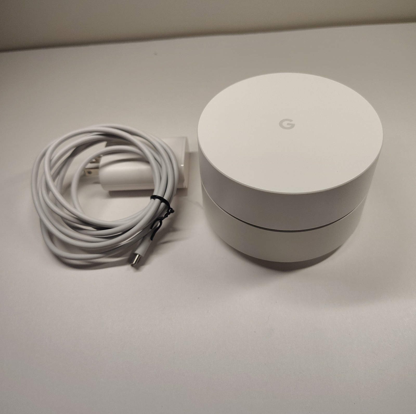 Google Wifi AC-1304 AC1200 Mesh Router + OEM USB-C Power Adapter Bundle Tested