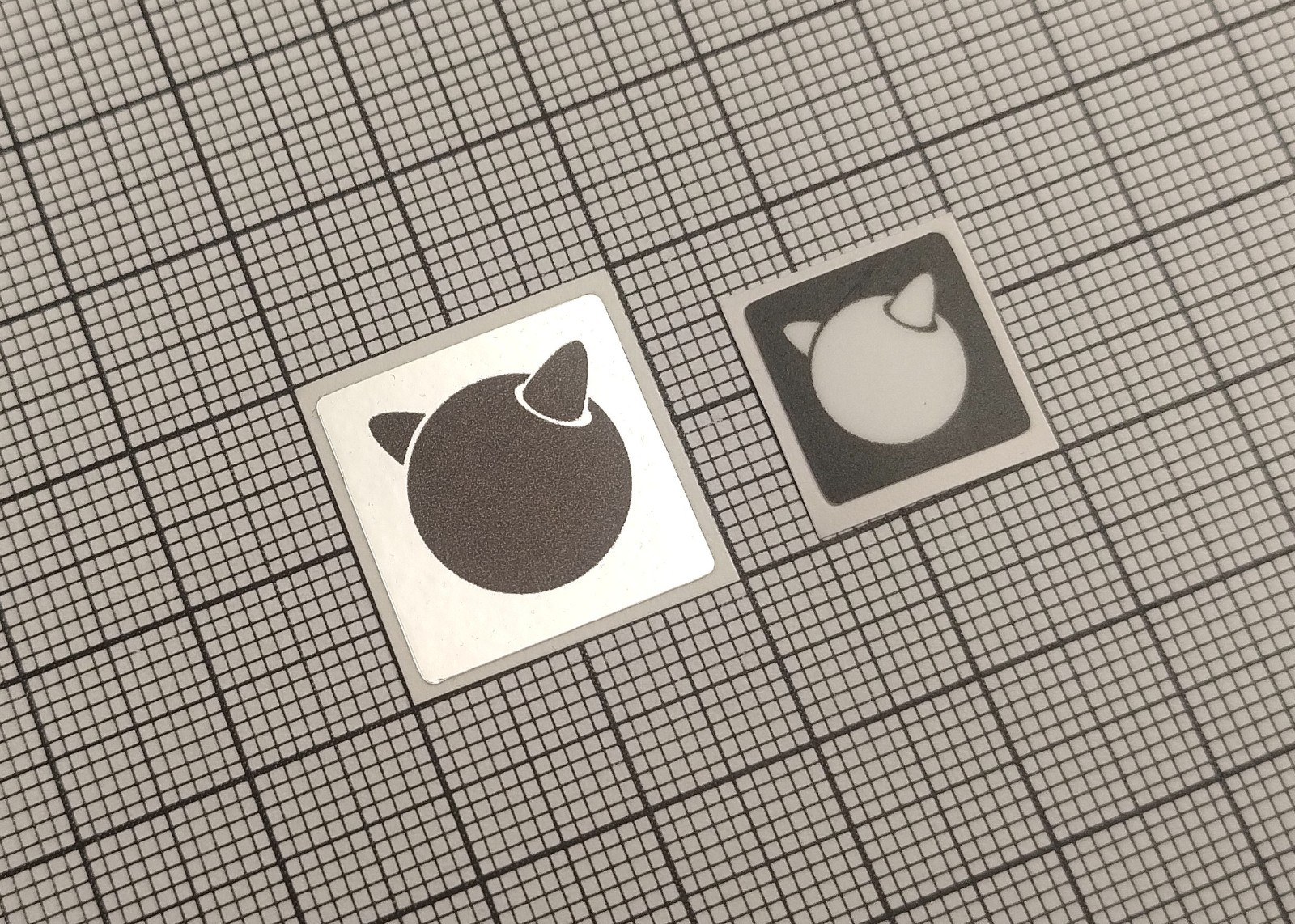 6 x Silver FreeBSD Stickers For The Computer Case & Super Key Pack