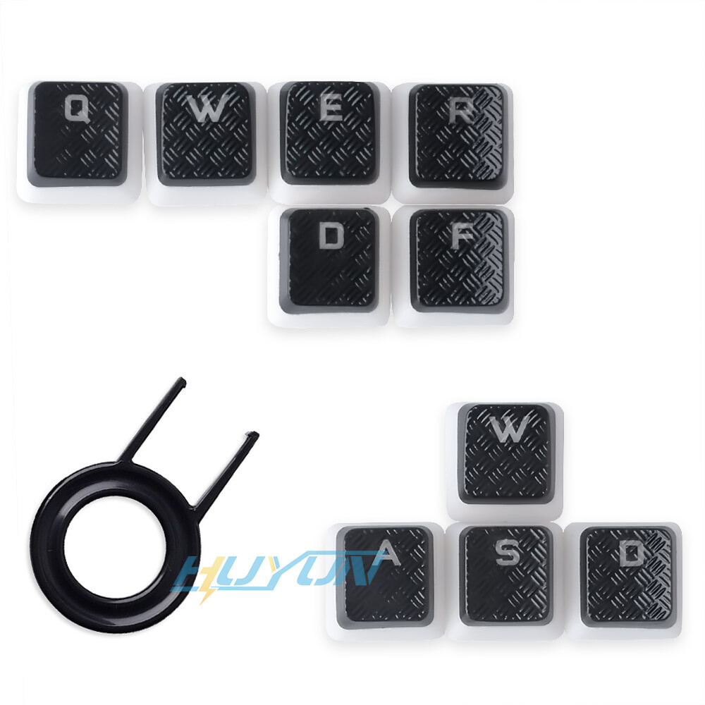 For Corsair/Logitech/RAZER Keyboards-10 Pcs Cherry MX Texture Pudding KeyCaps