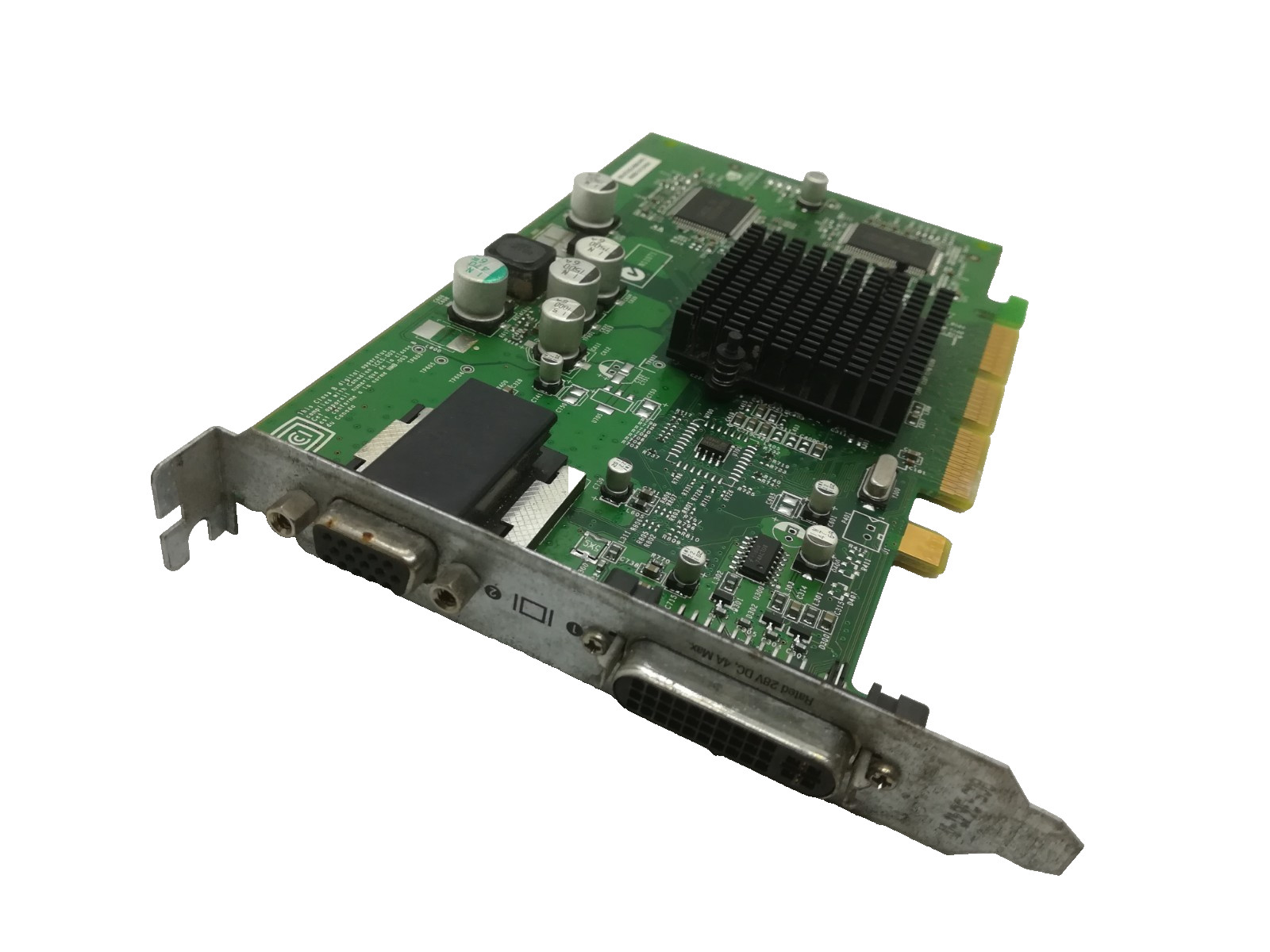 APPLE POWER MAC G4 GRAPHICS CARD nVIDIA GEFORCE 4 MX 440 64MB AGP VGA ADC #GK13764
