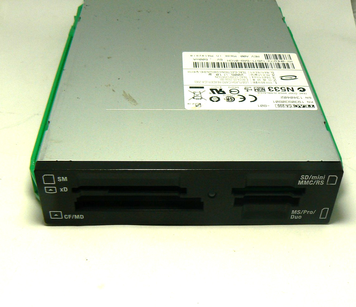 TEAC CA 200 B01 Internal 3.5 In USB Multi Card Reader Writer Dell HD273 1930930B