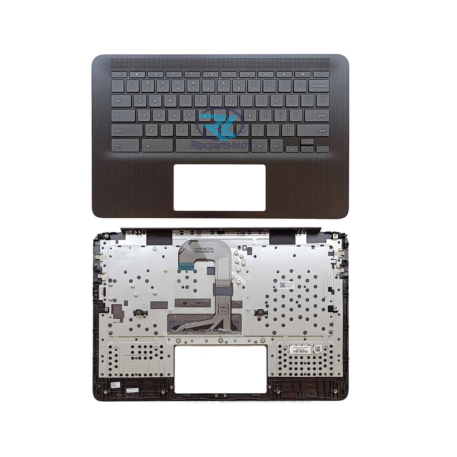 New Top Cover For HP Chromebook 14 G7 Palmrest Upper Case Keyboard M47207-001
