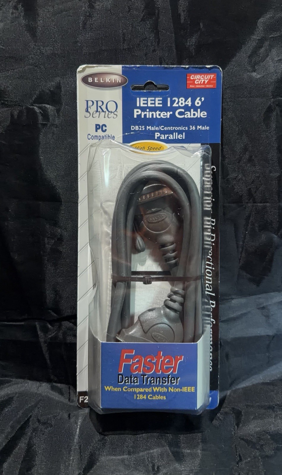 Belkin Parallel Printer Cable 6 Foot DB25 Male to 36-Pin Centronics IEEE1284 NEW