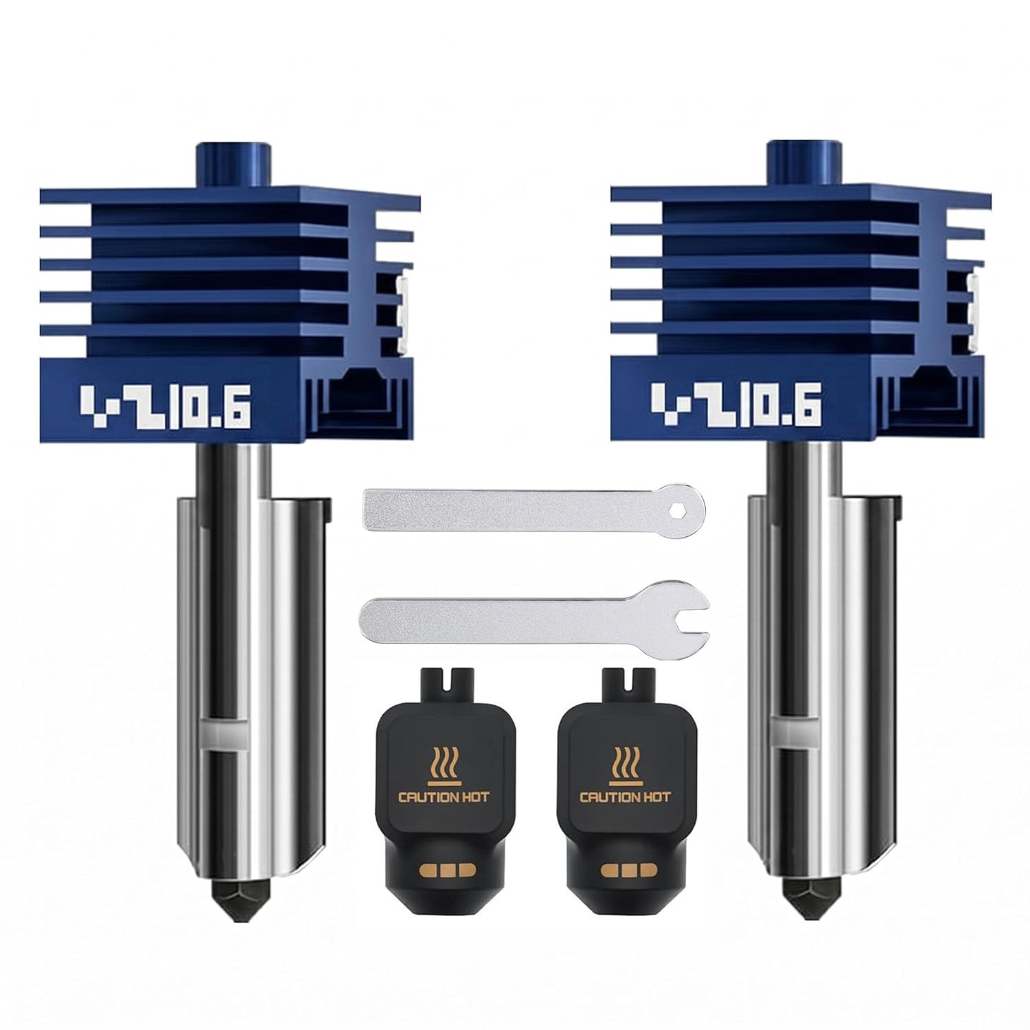 2PCS 0.6MM Hotend Kit for Bambu Lab P2S/H2D/H2C/H2S/X2D/A1/A2L/A1MINI